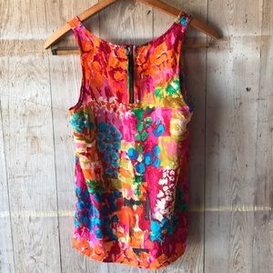 🔵Madewell Eliot Multicolored Silk Tank